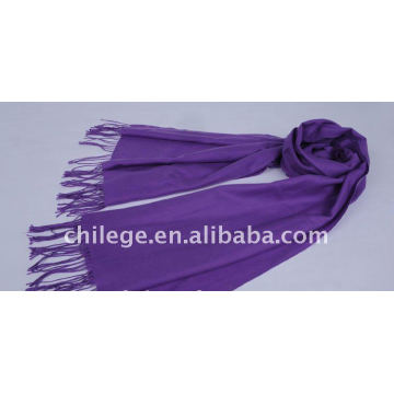 Woman 100%Wool Twill Plain Scarfs